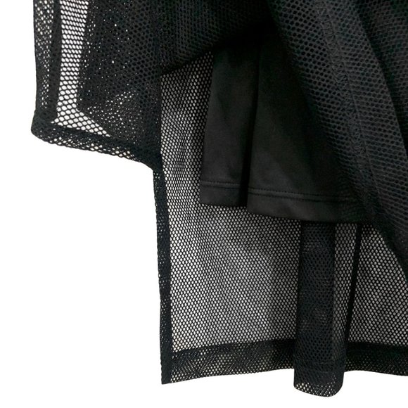 Mesh Short Sleeve Dress w/ Mini Dress Underneath - Picture 5 of 7